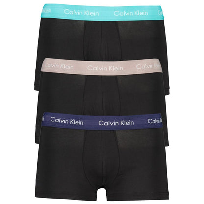 Calvin Klein Black Cotton Boxer Parts Tri-Pack