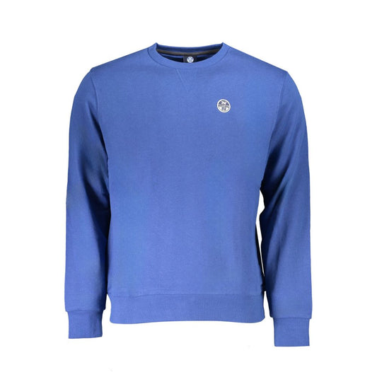 North Sails Blue Cotton Sweater - Long Sleeve Crew Neck