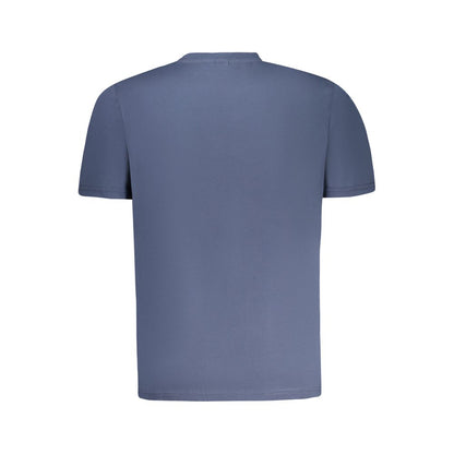 North Sails Blue Cotton Men T-Shirt - Stylish and Comfortable Casual Wear