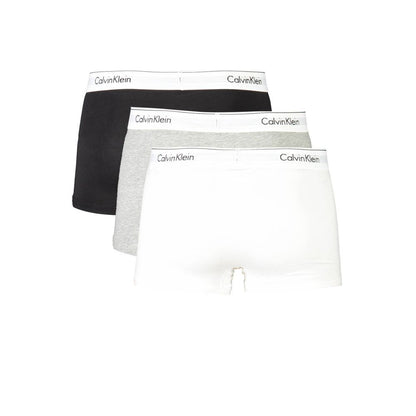 Calvin Klein Brown Cotton Men Boxer Tri-Pack