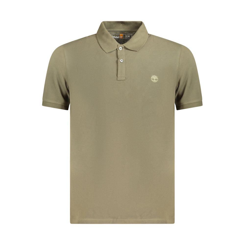 Timberland Green Cotton Polo Shirt - Slim Fit Excellence