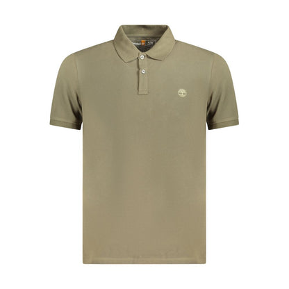 Timberland Green Cotton Polo Shirt - Slim Fit Excellence