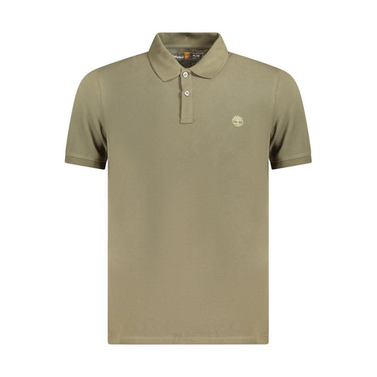 Timberland Green Cotton Polo Shirt - Slim Fit Excellence