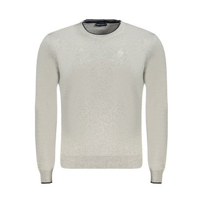 North Sails Grey Cotton Men Sweater