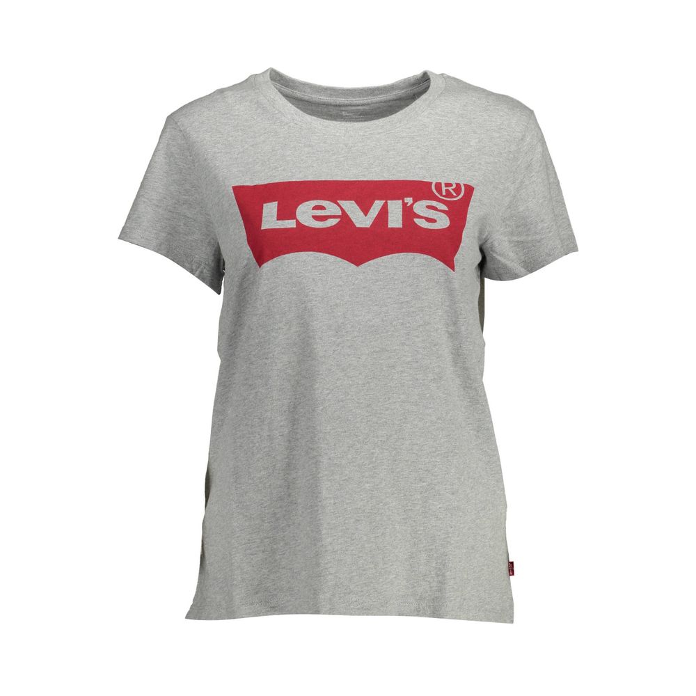 Levi's Grey Cotton Women's T-Shirt