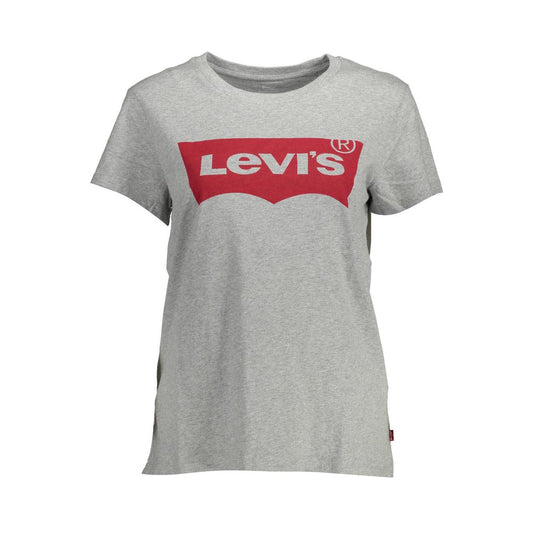 Levi's Grey Cotton Women's T-Shirt