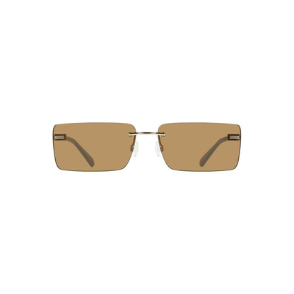 Calvin Klein Beige Metal Women Sunglasses