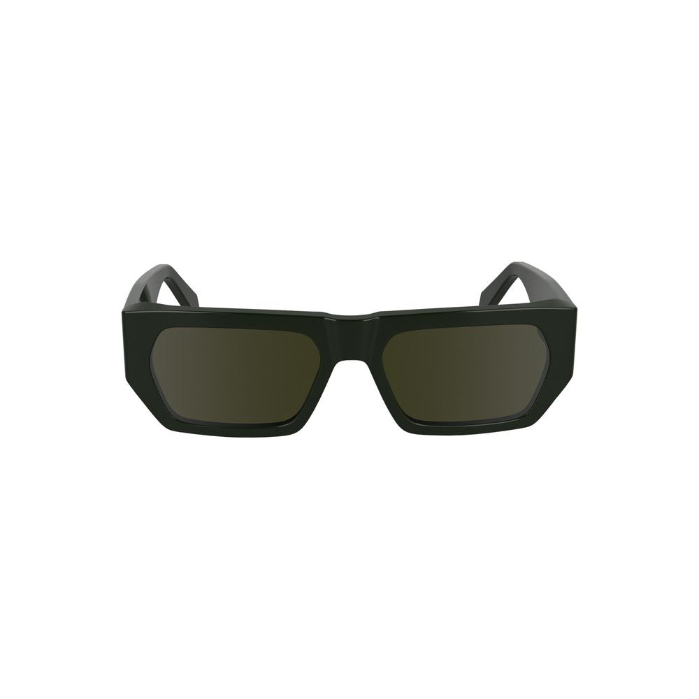 Calvin Klein Green Haircalf Men Sunglasses – Stylish & Sustainable
