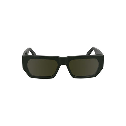 Calvin Klein Green Haircalf Men Sunglasses – Stylish & Sustainable