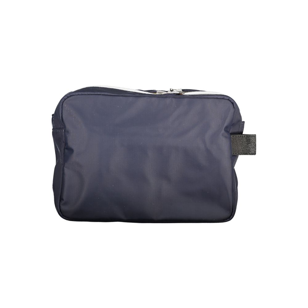 K-WAY Blue Polyester Leather Beauty Case
