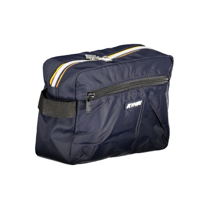 K-WAY Blue Polyester Leather Beauty Case