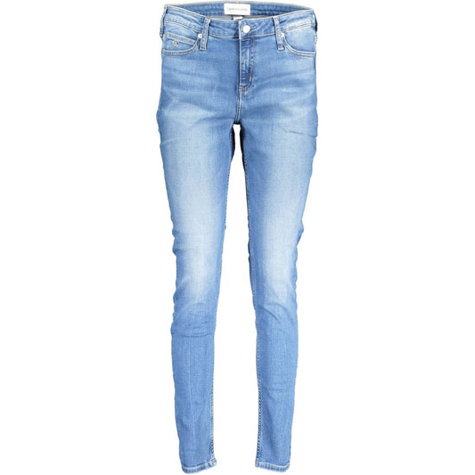 Calvin Klein Blue Cotton Jeans