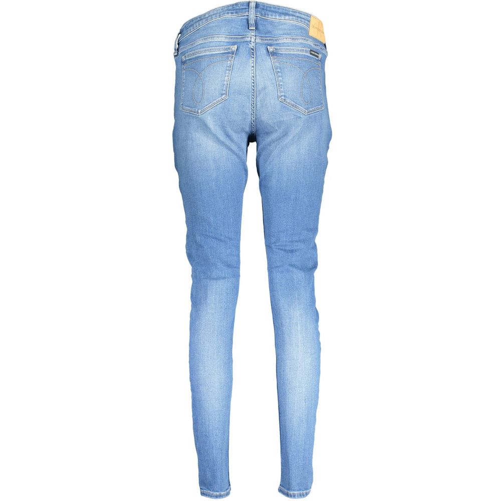Calvin Klein Blue Cotton Jeans