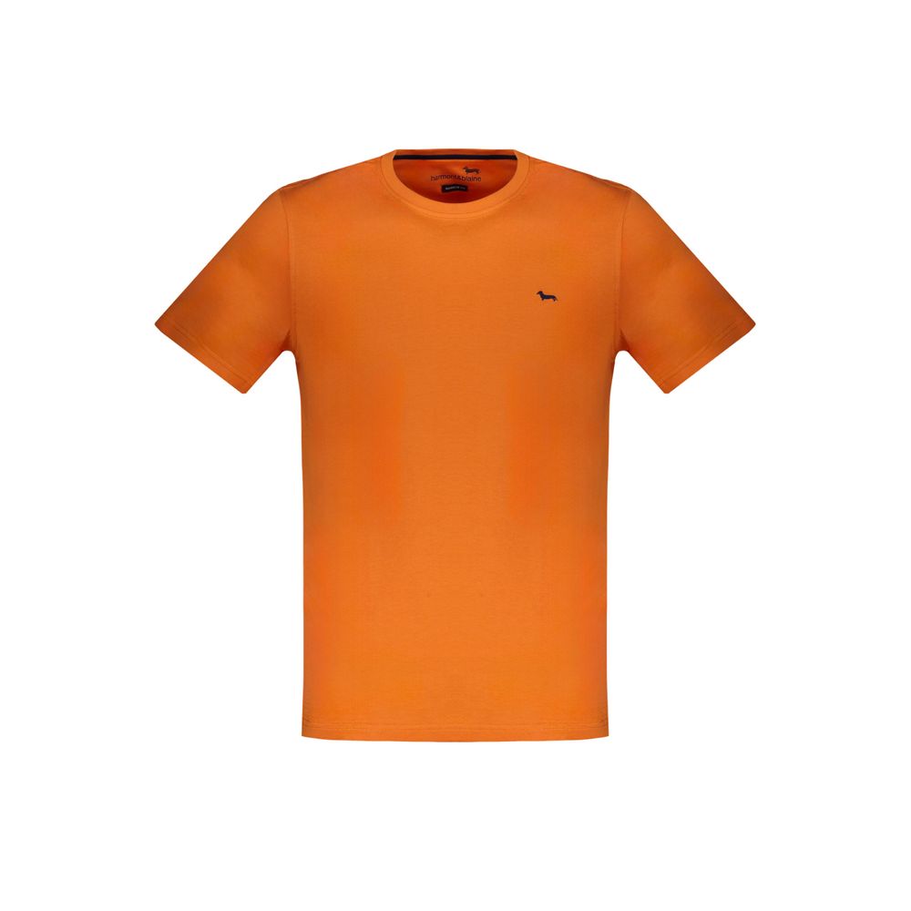Harmont & Blaine Orange Cotton T-Shirt for Stylish Comfort