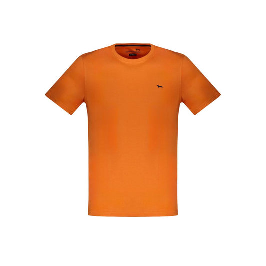 Harmont & Blaine Orange Cotton T-Shirt for Stylish Comfort