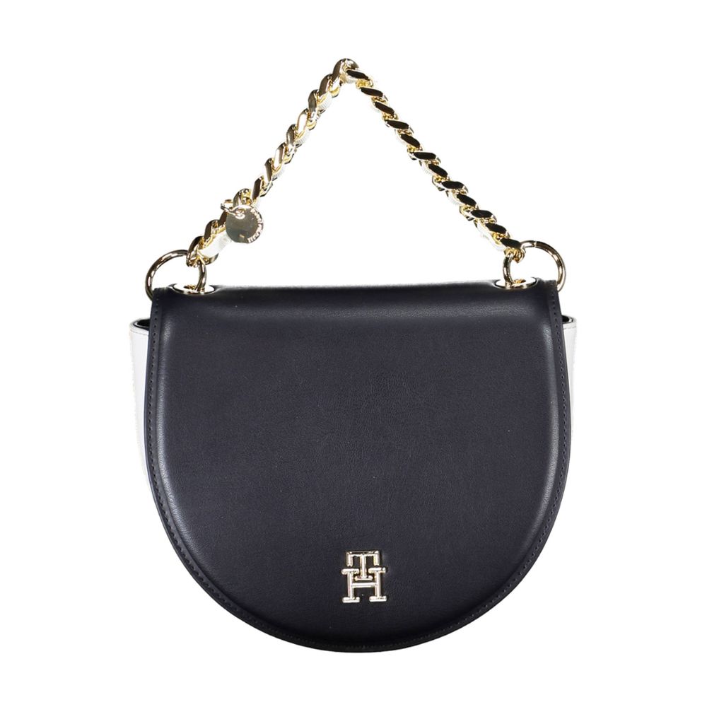 Tommy Hilfiger Blue Faux Leather Handbag
