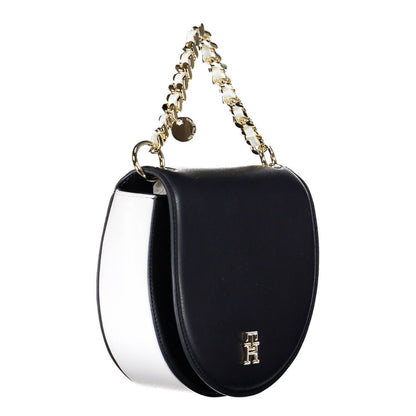 Tommy Hilfiger Blue Faux Leather Handbag