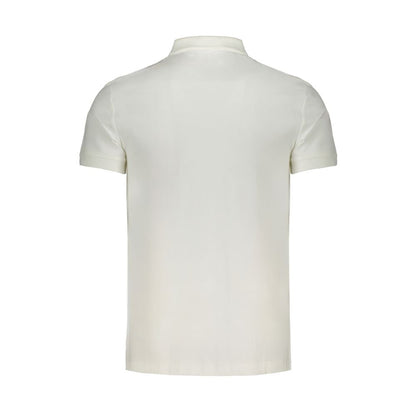 Calvin Klein White Cotton Polo Shirt - Stylish & Comfortable