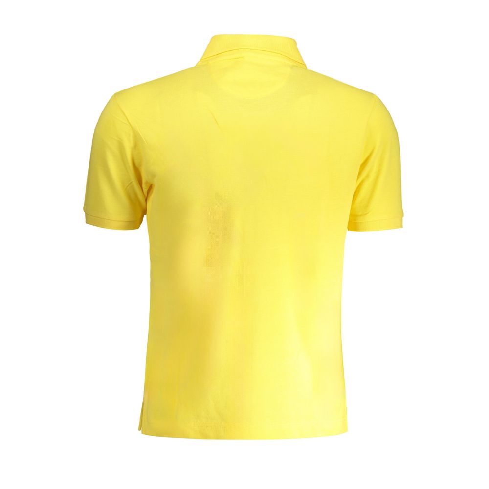 La Martina Yellow Cotton Polo Shirt - Timeless Sporting Elegance