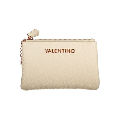 Mario Valentino Beige Eco-Conscious Polyethylene Women Wallet