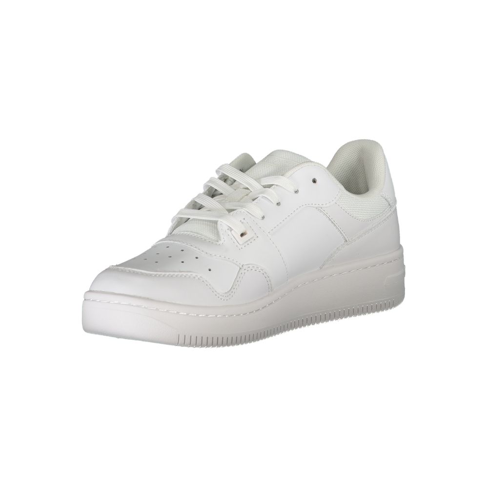 Tommy Hilfiger White Leather Women's Sneaker
