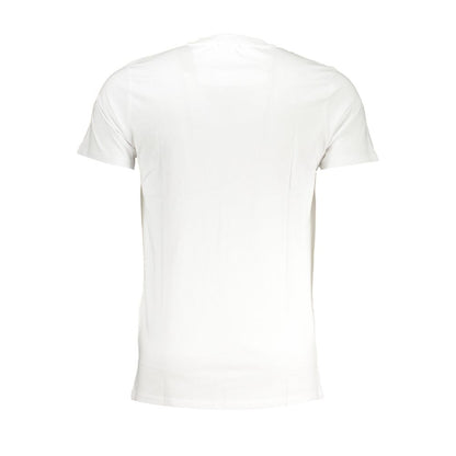 Cavalli Class White Cotton T-Shirt for Effortless Style