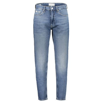 Calvin Klein Blue Cotton Jeans