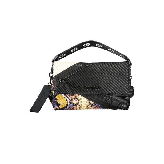 Desigual Black Polyethylene Handbag - Stylish Versatility for Every Occasion