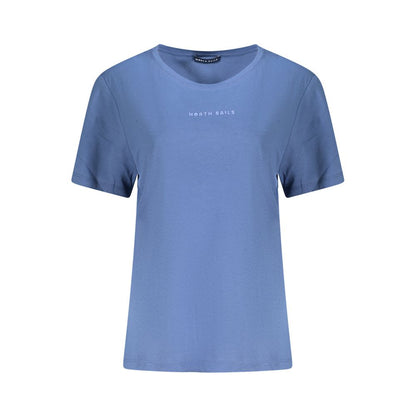 North Sails Blue Cotton Short Sleeve T-Shirt
