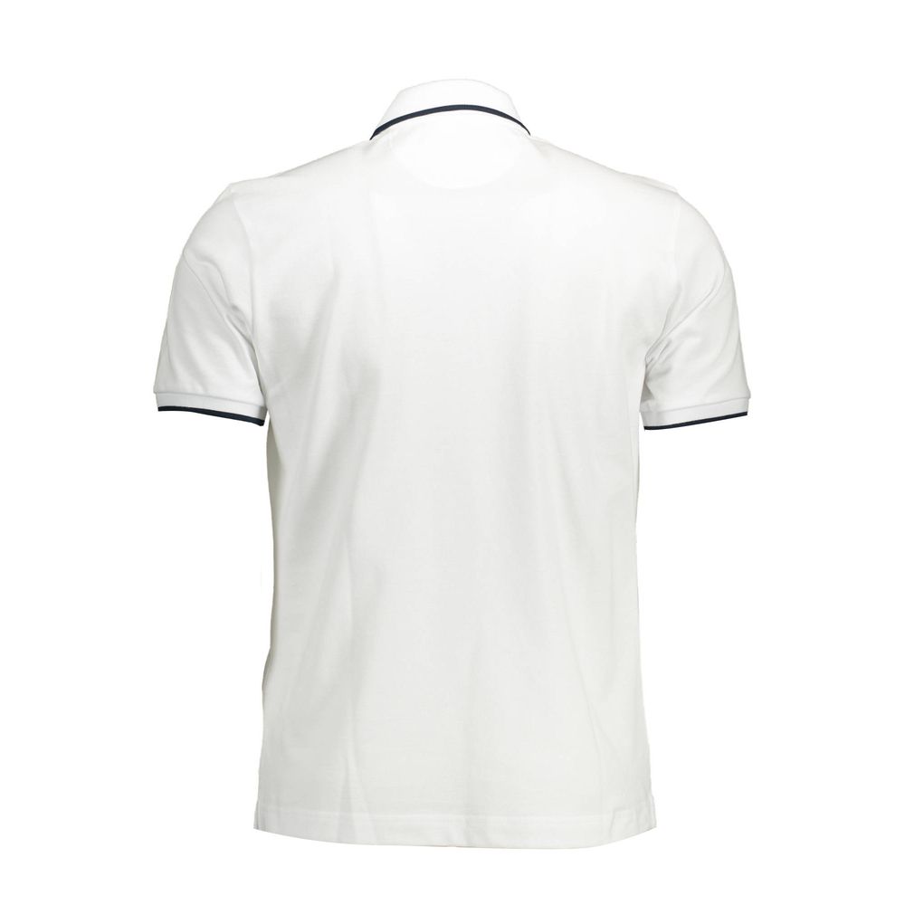 La Martina White Cotton Men Polo Shirt - Classy & Comfortable