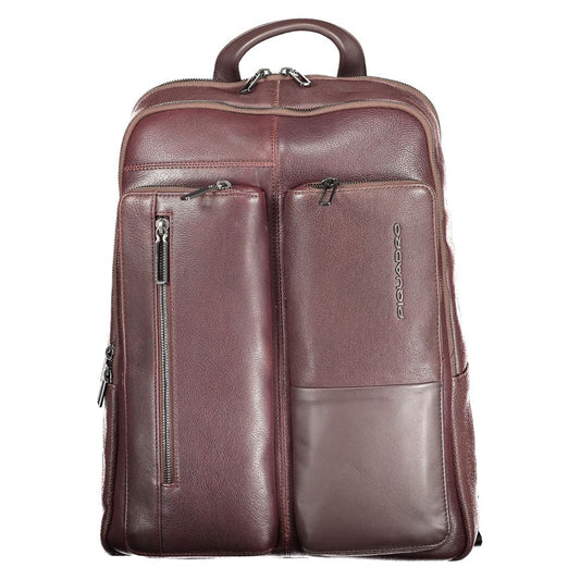 Piquadro Brown Leather Men's Backpack