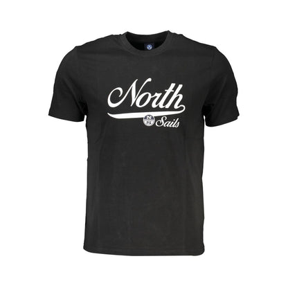 North Sails Men's Black Cotton T-Shirt