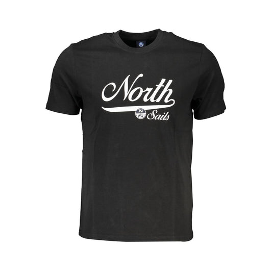 North Sails Men's Black Cotton T-Shirt