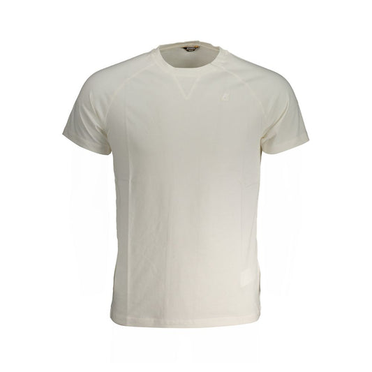 K-WAY White Cotton T-Shirt - Stylish Comfort for Everyday Wear