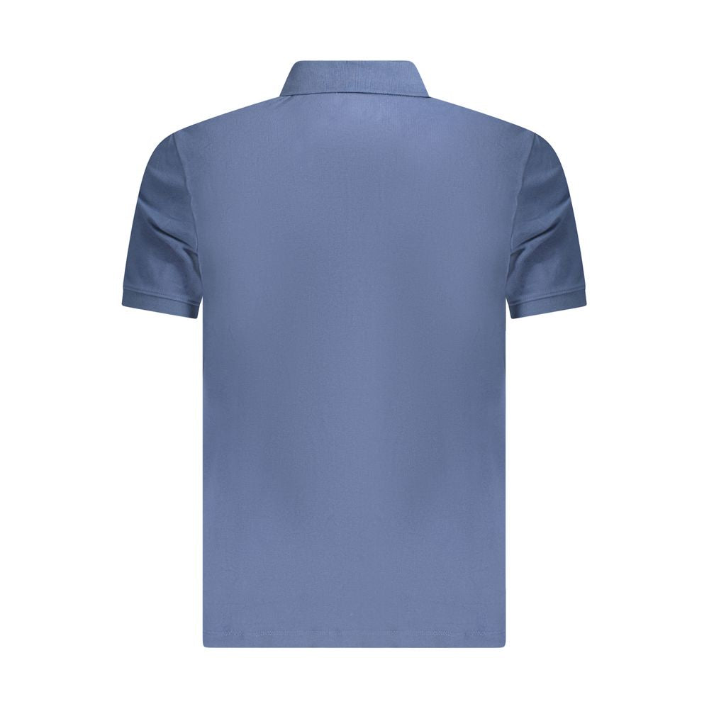 Timberland Blue Cotton Polo Shirt - Classic Comfort and Style