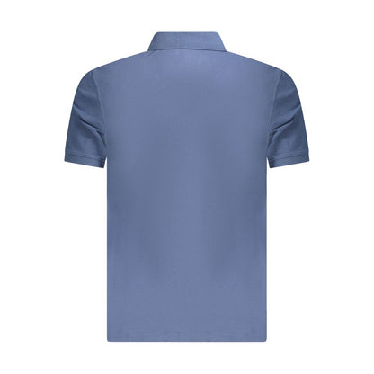 Timberland Blue Cotton Polo Shirt - Classic Comfort and Style