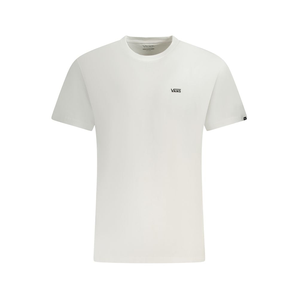 Vans White Cotton T-Shirt - Classic Style for Everyday Wear
