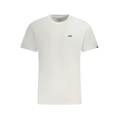 Vans White Cotton T-Shirt - Classic Style for Everyday Wear