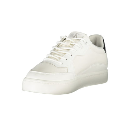 Calvin Klein White Polyester Men Sneaker