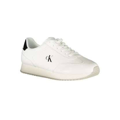 Calvin Klein White Leather Men Sneaker