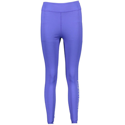 Calvin Klein Blue Polyester Underwear Leggings