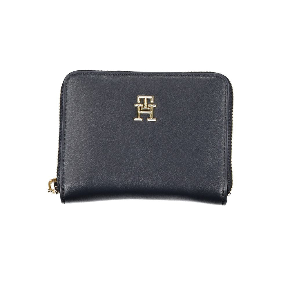 Tommy Hilfiger Blue Polyester Wallet - Stylish Convenience