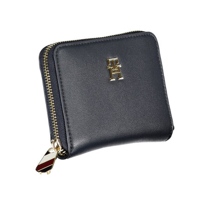 Tommy Hilfiger Blue Polyester Wallet - Stylish Convenience