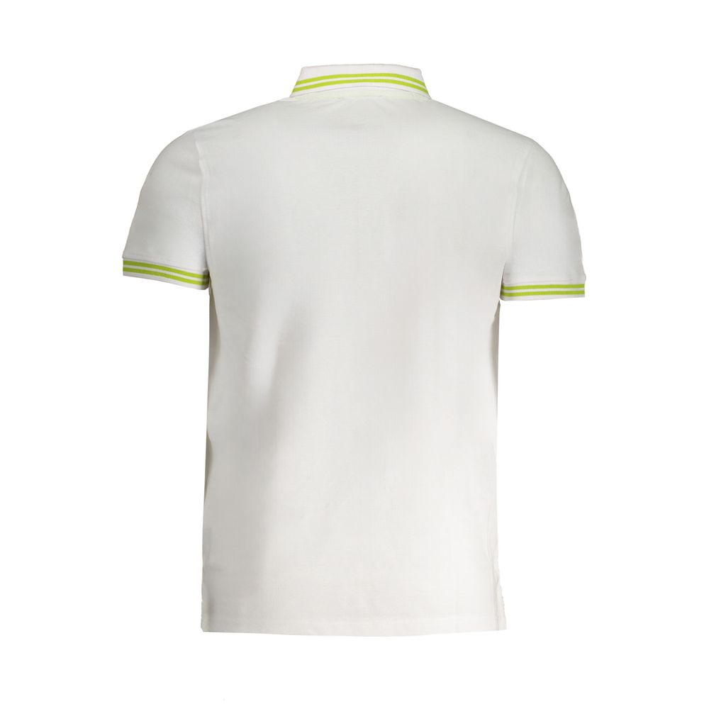 Cavalli Class White Cotton Polo Shirt - Stylish Elegance