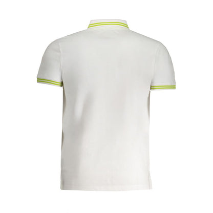 Cavalli Class White Cotton Polo Shirt - Stylish Elegance
