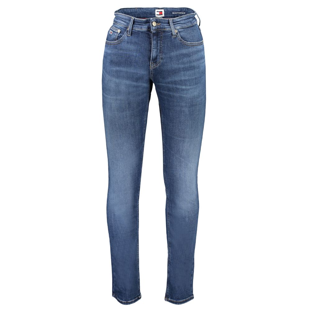 Tommy Hilfiger Blue Cotton Jeans - Scanton Slim Fit