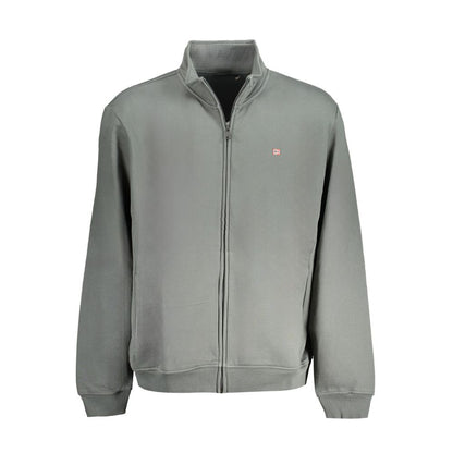 Napapijri Green Cotton Sweater - Long Sleeve Sweatshirt