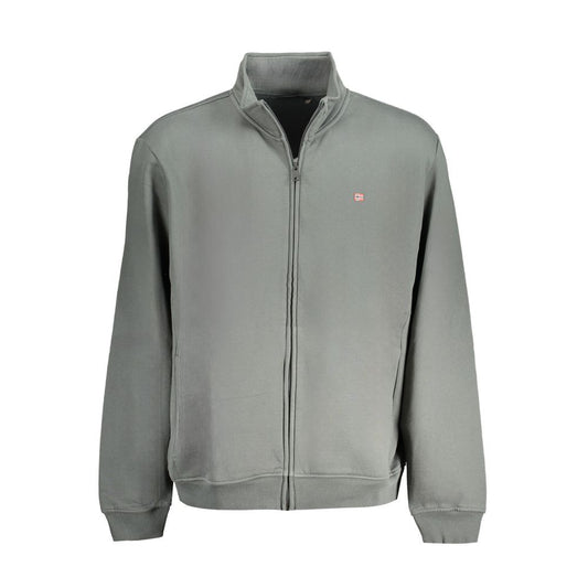 Napapijri Green Cotton Sweater - Long Sleeve Sweatshirt