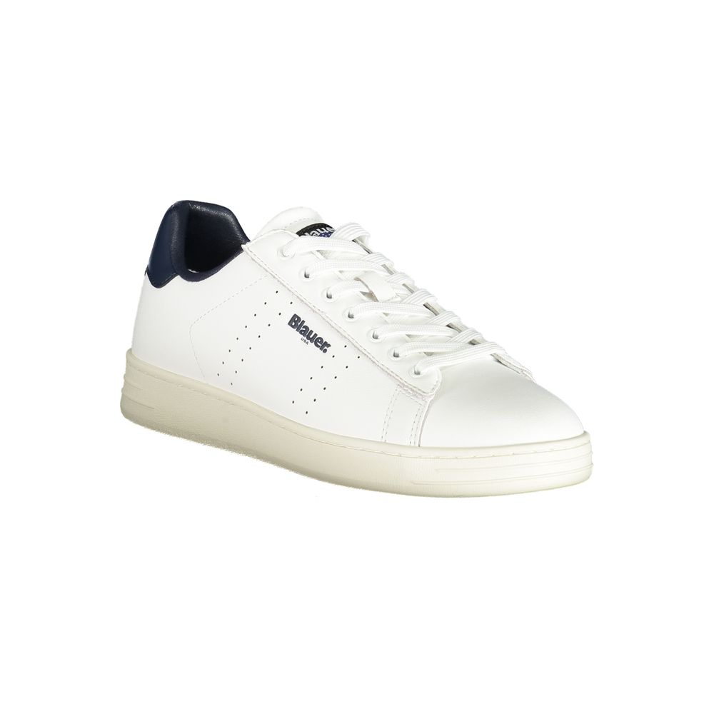 BLAUER Bianco Polyurethane Men Sneaker