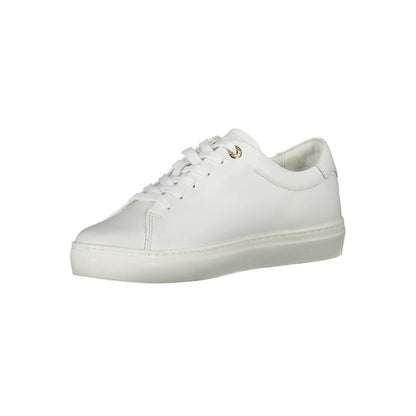 Tommy Hilfiger White Leather Women's Sneaker